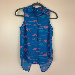 Lamour Nanette Lepore Sleeveless Blouse XS